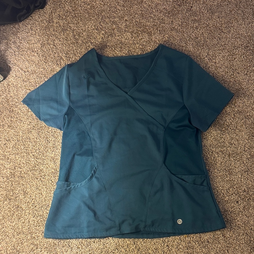 Teal Women's Scrub Top